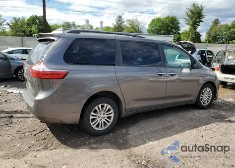 2017 Toyota Sienna Xle из США, поврежденный, VIN 5TDYZ3DC8HS782670